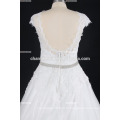 Beautiful Sweetheart Sleeveless Appliques Tulle Designer Wholesale Wedding Dress